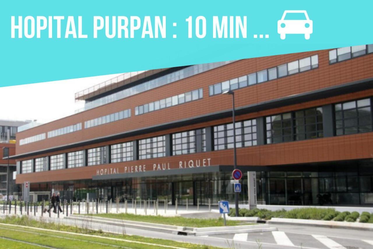 Appartement Cosy: Comfort Near Airbus & Purpan Toulouse Exterior photo